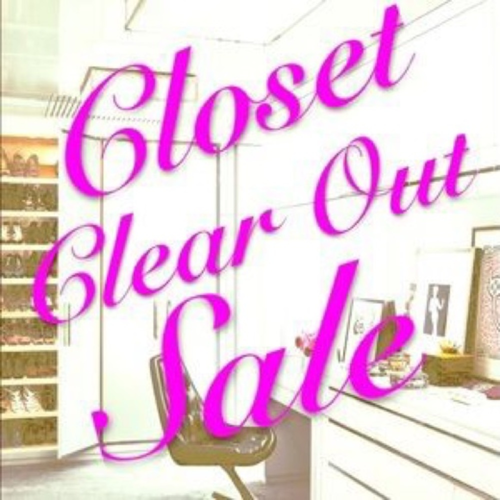 Closet close out sale!!!